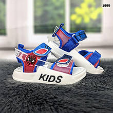 Босоніжки дитячі для хлопчика відкриті сині на липучках ВВТ