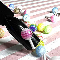 Прикраса об'ємна "Чупа-чупс" (1шт) для дизайну нігтів