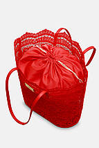 Пляжна сумка MarcaeAndre Lace Bag ажурна  ВА 21-05  червона, фото 2