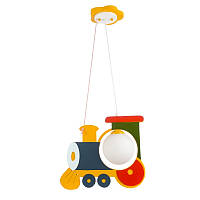 Люстра для дитячої кімнати Brille Паротяг 60W E27 Різнобарвний