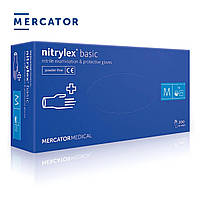 Перчатки нитриловые Nitrylex Basic размер М 100 шт