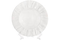 Фарфоровая глубокая тарелка 25 см ( полупарционка )