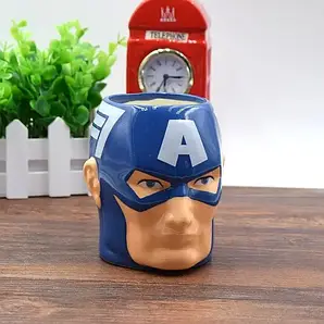 Чашка Капітан Америка .  Кружка керамічна супергерой перший месник: Капітан Америка