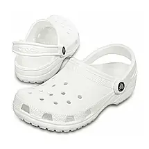 Crocs Classic Clog White — Унісекс Сабо Крокс Класик Білі — Оригінал, фото 3