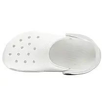 Crocs Classic Clog White — Унісекс Сабо Крокс Класик Білі — Оригінал, фото 5