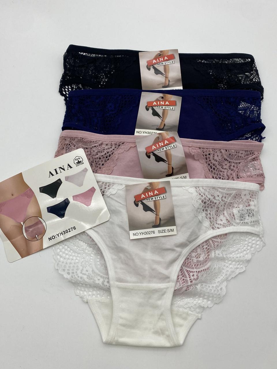 Жіночі трусики однотонні сліпи AINA YH30276, фото 1