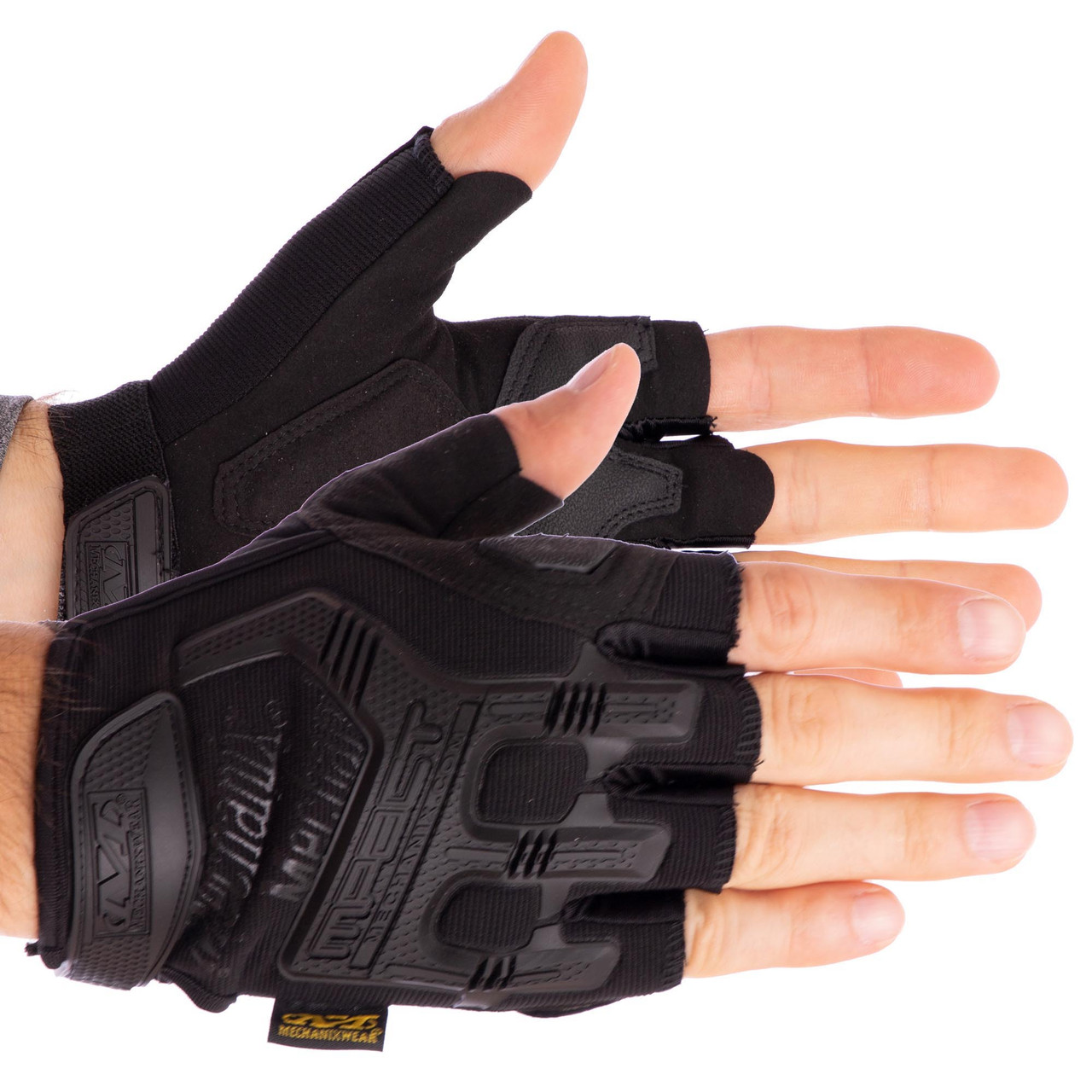 Тактичні безпалі рукавички Mechanix, чорні
