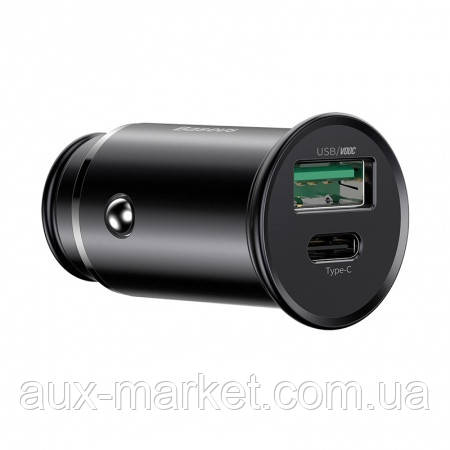 Автомобільна USB-зарядка BASEUS PPS Quick Charger Car CCYS-C01 / 30 W / USB / Type-C /