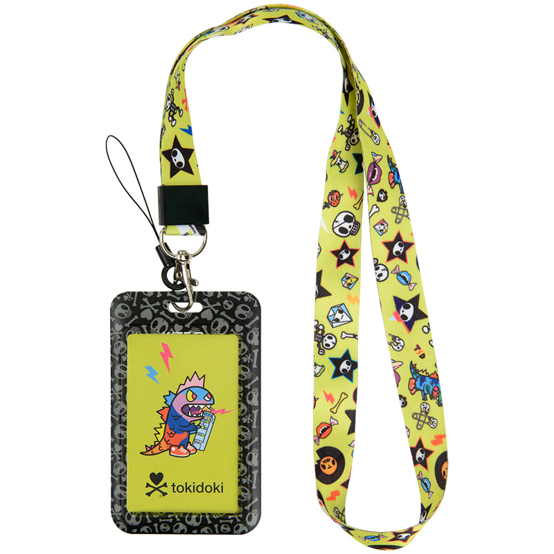 Бейдж-слайдер вертикальний на шнурку чорний Kite tokidoki TK22-450-1, 62403, фото 1