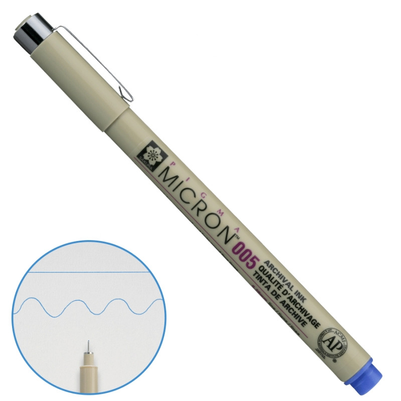 Лінер синій Sakura PIGMA Micron 0,2 мм XSDK005#36, 318427, фото 1