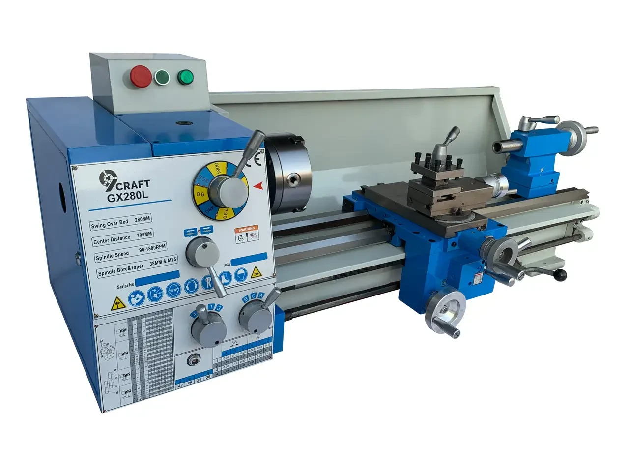 ТОКАРНО-ГВІНТОРІЗНЯТ ВЕРСТАТ 9CRAFT GX280L 280X750 1100 W 220 В