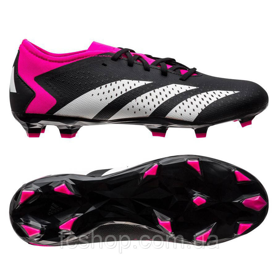 Бутси Adidas Predator Accuracy.3 L FG GW4602, Чорний, Розмір (EU) — 43 1/3
