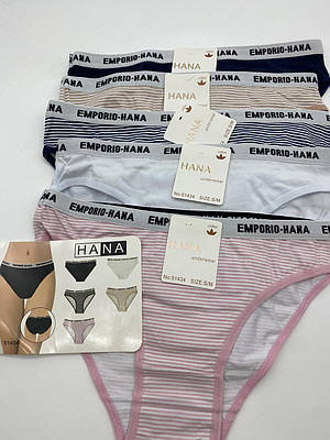 Жіночі трусики бавовняні молодіжні сліпи HANA однотонні 51434