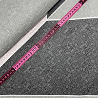 Бязь Gold бавовняна "Коса велика сіро-рожева" 220см, фото 3