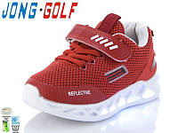 Рефлективные кроссовки для мальчиков, девочек jong golf 10145 р-ры 26 28