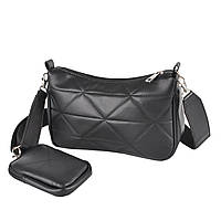 Женская стильная мини сумка-клатч+кошелек,кросс-боди сумка
