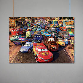 Постер: Тачки, Cars (Макет №4)