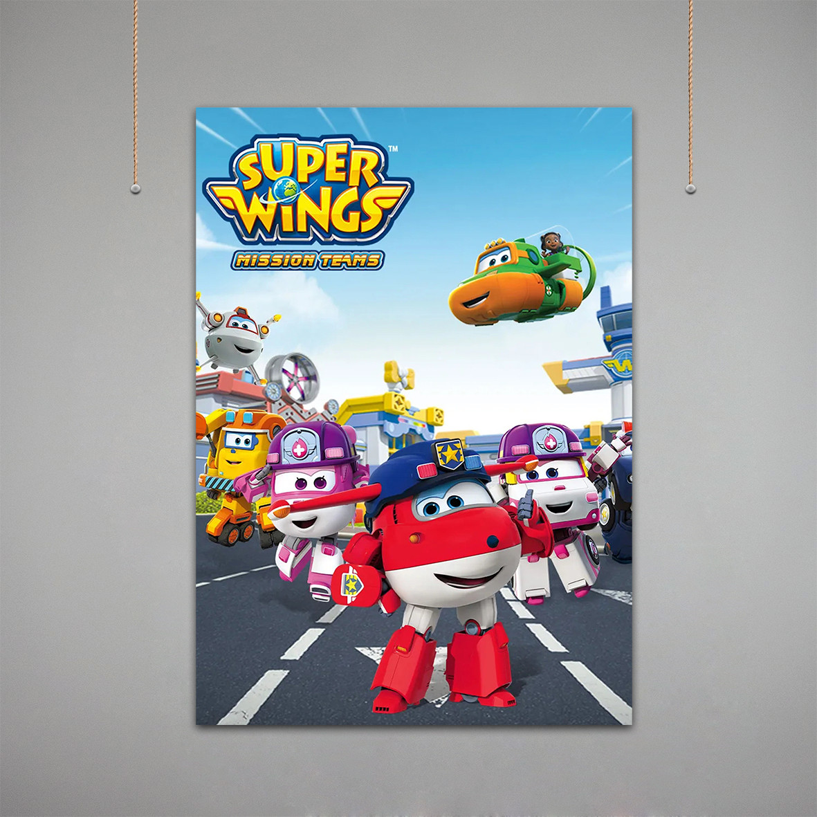 Купить Постер: Супер Крылья, Super Wings (Макет №2), цена 40 ₴ — Prom ...