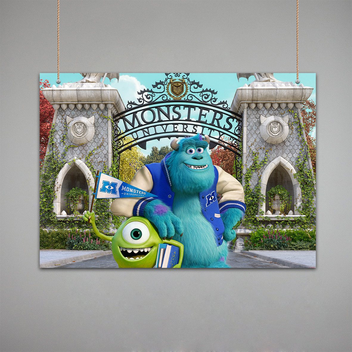 Постер: Корпорація монстрів, Monsters Inc. (Макет №1)