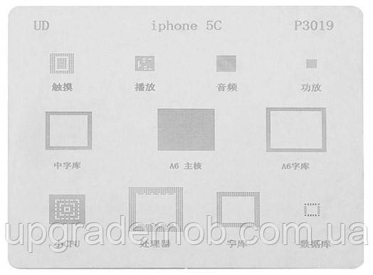 Трафарет iPhone 5C P3019 11 в 1 UD, фото 1