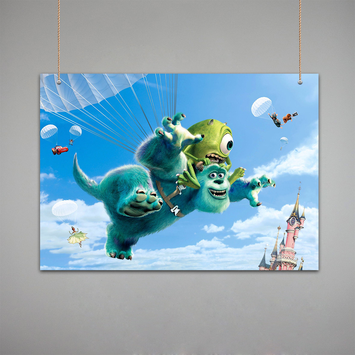 Постер: Корпорація монстрів, Monsters, Inc. (Макет No2)