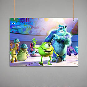 Постер: Корпорація монстрів, Monsters, Inc. (Макет No3)