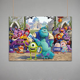 Постер: Корпорація монстрів, Monsters, Inc. (Макет No4)