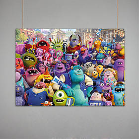 Постер: Корпорація монстрів, Monsters, Inc. (Макет No5)