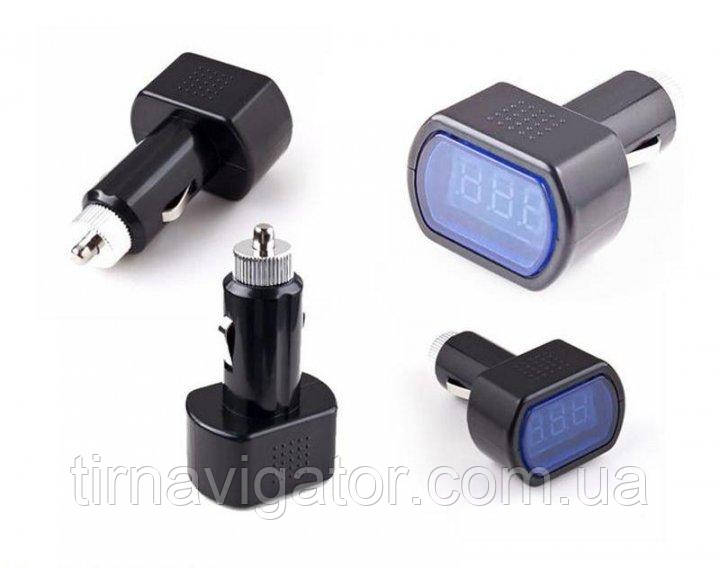 Вольтметр в прикурювач 3-30В (втик), фото 1