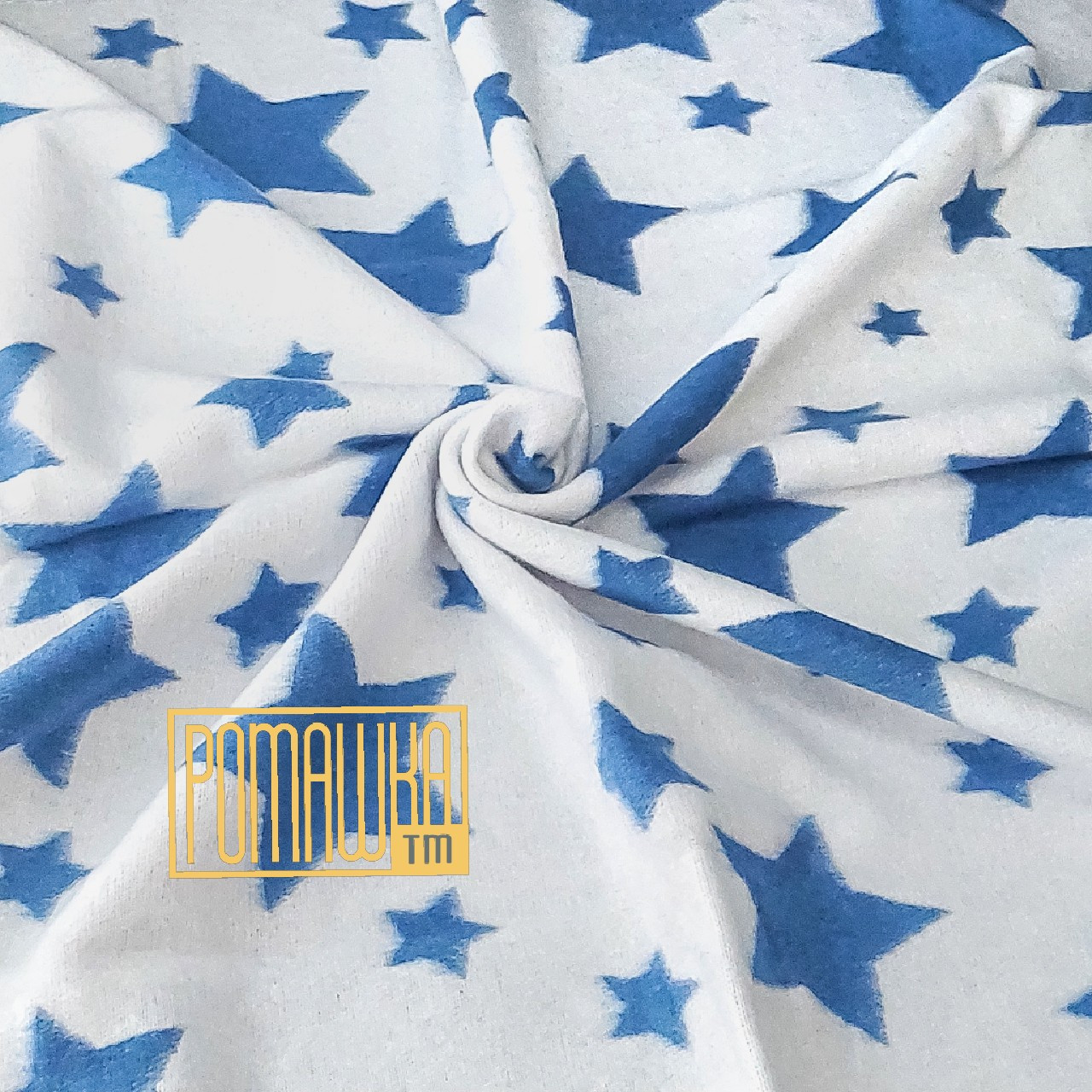 Байковый хлопковый флисовый мягкий детский плед одеяло с начёсом флисом 100х140 для новорожденных 6006 Синий - фото 1 - id-p1367930736