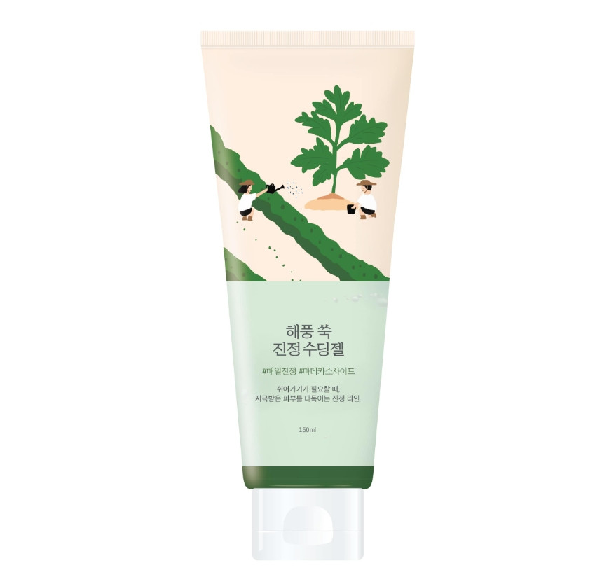 ROUND LAB Mugwort Calming Soothing Gel 150 ml - Заспокійливий гель з морським полином, фото 1