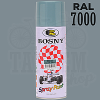 Краска акриловая универсальная Bosny, 400 мл Аэрозоль #22 Серебряно-серый