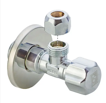 Кран вентильний KOER 1/2x3/8 з накидною гайкою (KR.510) (KR0147)