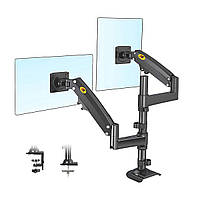 Настольное крепление для двух мониторов vesa кронштейн газлифт для мониторов North Bayou NB H180 22-32
