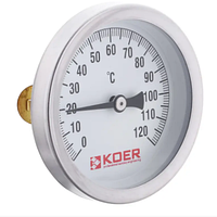 Термометр накладний з пружиною KOER KT.672A D=63мм (KR2897)
