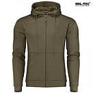 Реглан з капюшоном на блискавці Mil-tec Tactical hoodie Olive 11472012-S, фото 7
