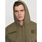 Реглан з капюшоном на блискавці Mil-tec Tactical hoodie Olive 11472012-S, фото 10