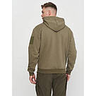 Реглан з капюшоном на блискавці Mil-tec Tactical hoodie Olive 11472012-S, фото 11