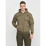 Реглан Mil-tec з капюшоном на блискавці hoodie Olive 11472012 - XL, фото 2