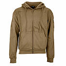 Реглан з капюшоном на блискавці Mil-Tec hoodie Койот 11472019 - 3ХL, фото 3