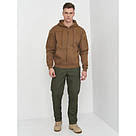Реглан з капюшоном на блискавці Mil-Tec hoodie Койот 11472019 - 3ХL, фото 10