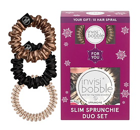Подарунковий набір invisibobble GIFT SET You're Golden (2 резинки SPRUNCHIE та 1 резинка SLIM)