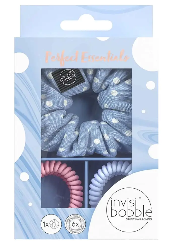 Подарунковий набір invisibobble GIFT SET Perfect Essential (резинка SPRUNCHIE та 6 резинок SLIM)