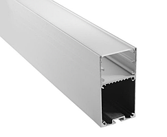 Профіль для LED стрічки LS44 (36mm) з матовим розсіювачем 1м (ціна 1 м)