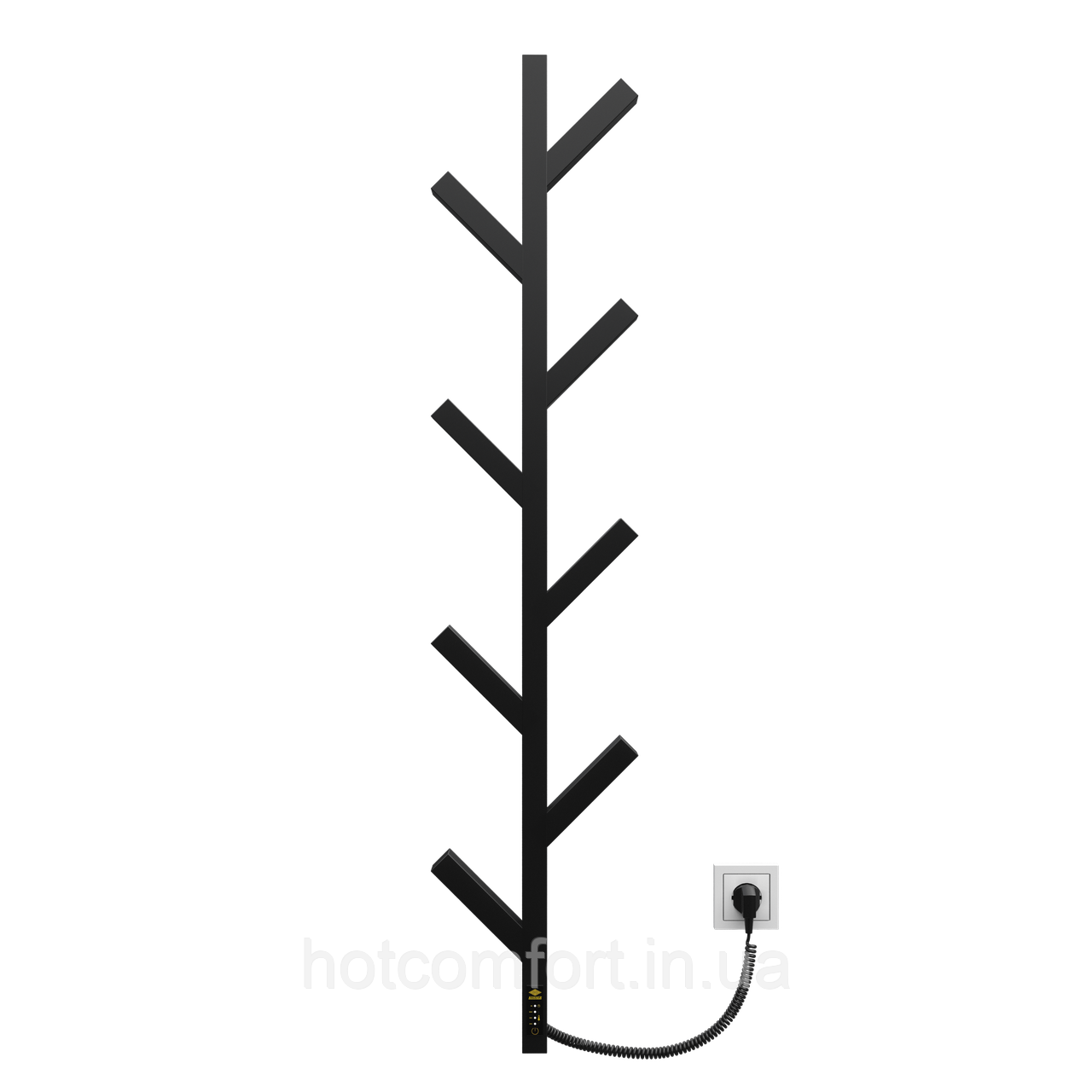 Рушникосушарка KOSSER Цедро 1200х255 ERL тайм. чорний