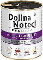 Dolina Noteci Premium Adult с кроликом и клюквой, 400 гр