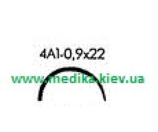 4А1 0,9 х 22 Голка хірургічна вигнута 4/8 обводу., фото 1