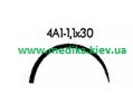 4А1 1,1 х 30 Голка хірургічна вигнута 4/8 окружності., фото 1