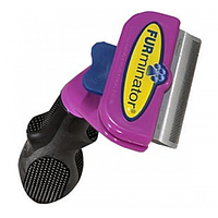 Фурминатор для кошек и собак FURminator с кнопкой, для удаления шерсти Фиолетовый (277811)