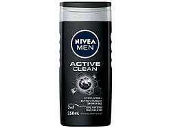 Гель для душу 250мл чол. ACTIVE CLEAN ТМ NIVEA